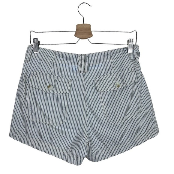 American Eagle Railroad Striped Shorts Size 6 - Picture 4 of 11